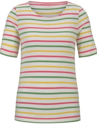 TOM TAILOR T-Shirt im sommerlichen Streifenmuster