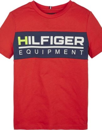 TOMMY HILFIGER T-Shirt "TH PANEL TEE S/S"
