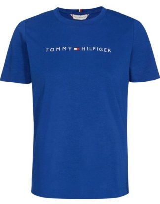 TOMMY HILFIGER T-Shirt mit Markenname auf der Vorderseite