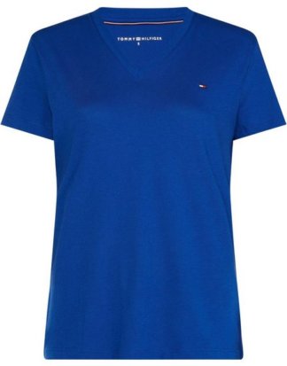 TOMMY HILFIGER T-Shirt mit Tommy-Streifen innen am Ausschnitt