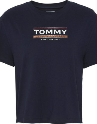 TOMMY JEANS T-Shirt "TJW SLEEVE DETAIL LOGO TEE"