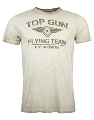 TOP GUN T-Shirt "Ease" sportlicher Schnitt