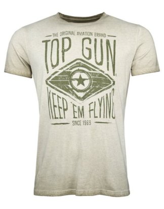 TOP GUN T-Shirt "Growl" sportlicher Schnitt