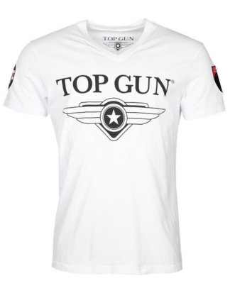 TOP GUN T-Shirt "Hyper" sportlicher Schnitt