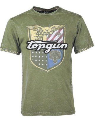 TOP GUN T-Shirt "Insignia" sportlicher Schnitt