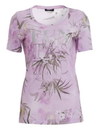 TUZZI T-Shirt "Jungle" mit Letter-Print