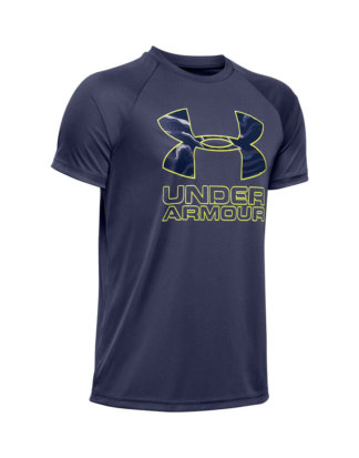 Tech Hybrid Print Fill Logo T-Shirt