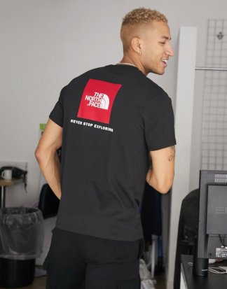 The North Face - Red Box - Schwarzes T-Shirt