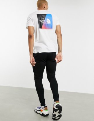 The North Face - Weißes T-Shirt mit Box-Grafik