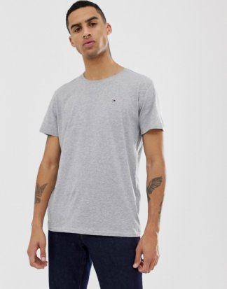 Tommy Jeans - Graues T-Shirt mit Rundhalsausschnitt