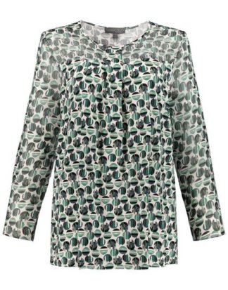 Ulla Popken Blusenshirt Langarm-Shirt