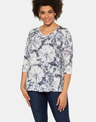 Ulla Popken T-Shirt Batik-Shirt