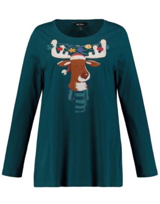 Ulla Popken T-Shirt Weihnachts-Shirt