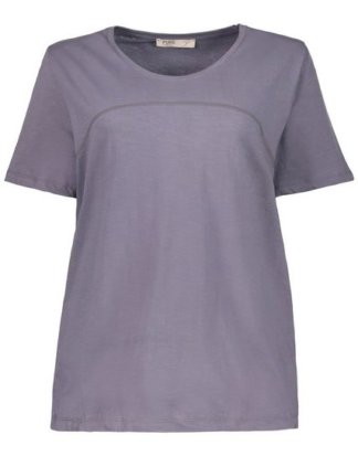 Ulla Popken T-Shirt bis 60, Oberteil, T-Shirt, Shirt, Basic, Halbarm & Rundhals, Bio - Baumwolle