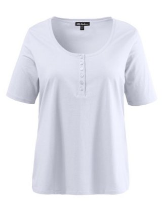Ulla Popken T-Shirt bis 64, Oberteil, T-Shirt, Shirt, Basic, Halbarm & Rundhals, reine Baumwolle