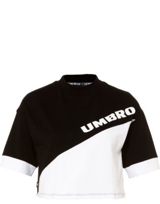 Umbro Shirt, Kurzarm, Rundhals, gerader Schnitt schwarz