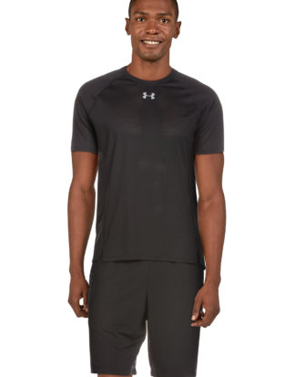 Under Armour Funktions-T-Shirt Qualifier, Rundhals schwarz