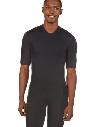 Under Armour Kompressions-Shirt Perpetual, Halbarm schwarz