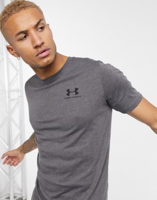 Under Armour - T-Shirt mit Logo in Anthrazit-Grau