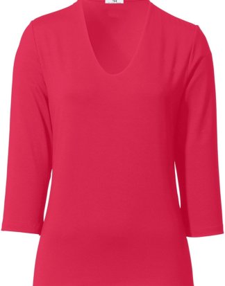 V-Shirt 3/4-Arm Peter Hahn pink Größe: 36