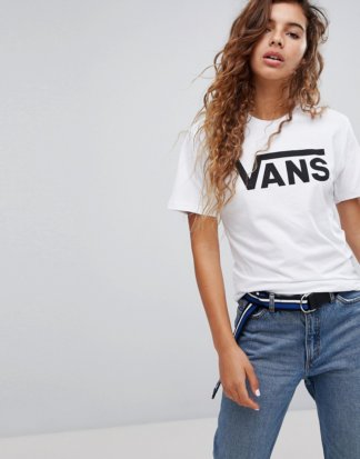 Vans Classic - Logo-T-Shirt in Weiß