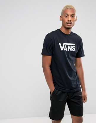 Vans Classic - Schwarzes T-Shirt mit Logo, VGGGY28