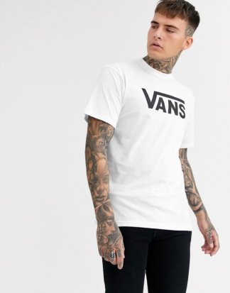 Vans Classic - Weißes T-Shirt mit Logo, VGGGYB2