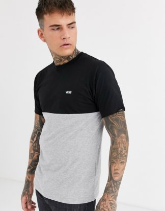 Vans - Graues T-Shirt mit Blockfarben