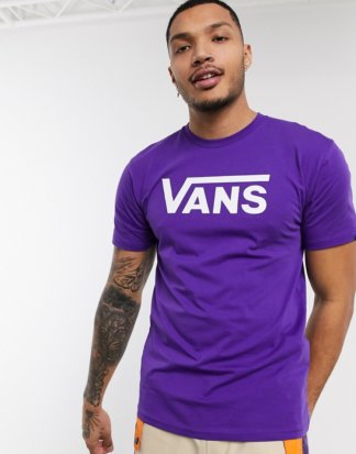 Vans - Klassisches, violettes T-Shirt