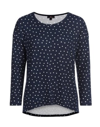 Via Cortesa Langarmshirt Feinstrick-Shirt