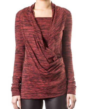 Vivienne Westwood Anglomania Damen Shirt Asymmetrisch rot