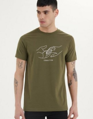 WESTMARK LONDON T-Shirt "Connection Tee" mit filigranem Frontprint