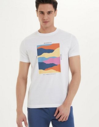 WESTMARK LONDON T-Shirt "Mosaic Tee" mit buntem Print in der Front