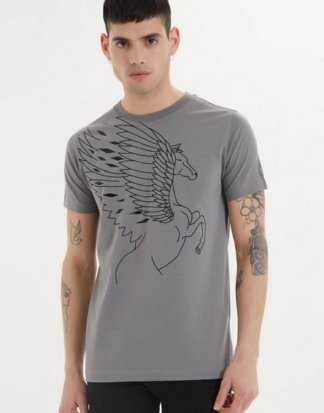 WESTMARK LONDON T-Shirt "Pegasus Tee" aus organischer Baumwolle mit Pegasus-Print in der Front