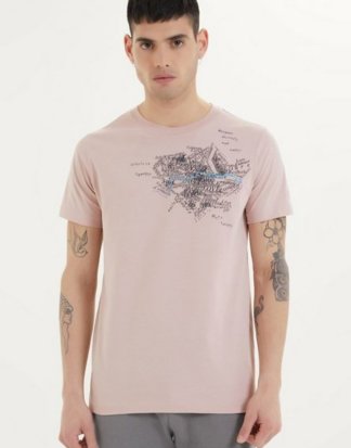 WESTMARK LONDON T-Shirt "River Tee" mit Print und kontrastierender Stickerei