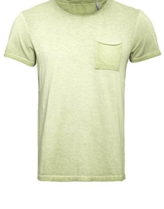 Way of Glory T-Shirt Round neck im used Look mit Brusttasche