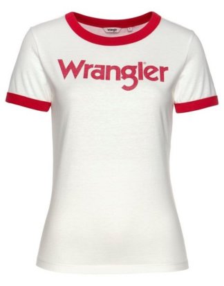 Wrangler T-Shirt im Retro-Style mit Logoprint