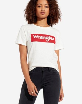Wrangler T-Shirt mit Logo-Print