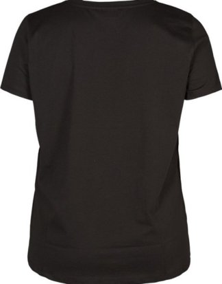 Zizzi T-Shirt Große Größen Damen kurzärmelig aus Baumwolle