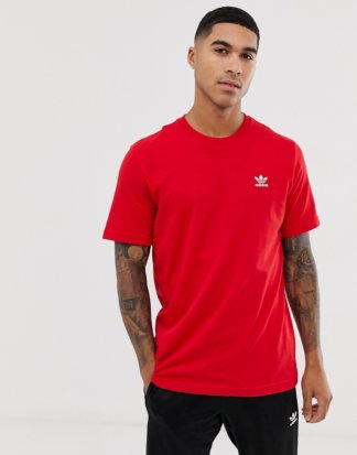 adidas Originals - Essentials - T-Shirt in Burgunder-Rot