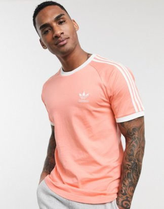 adidas Originals - Rosa T-Shirt mit 3 Streifen