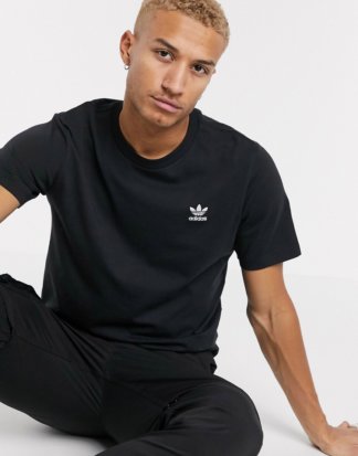adidas Originals - Schwarzes Basic-T-Shirt