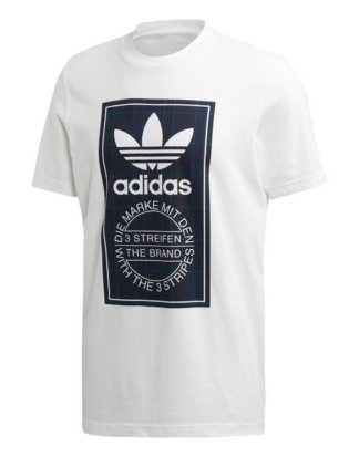 adidas Originals T-Shirt "Tartan Tongue Label T-Shirt" Graphics