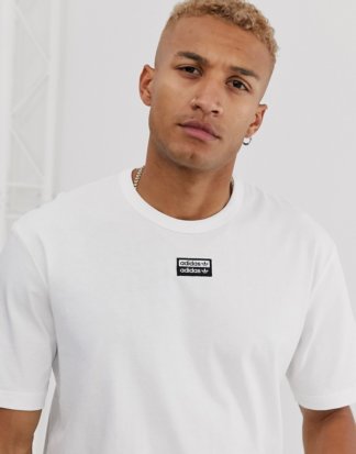 adidas Originals - Vocal - Weißes T-Shirt mit mittigem Logo