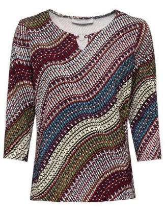 bianca Print-Shirt "EMILY" im stillvollen Allover Minimalprint