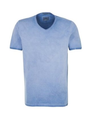 camel active T-Shirt "camel active" Kurzarm V-Neck Uni