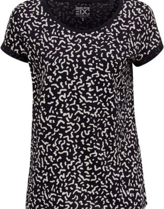 edc by Esprit T-Shirt mit unterschiedlichen, graphischen Alloverprints