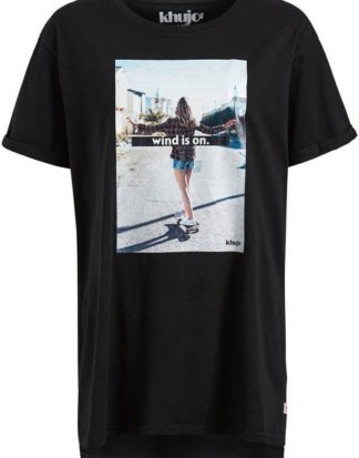 khujo Print-Shirt "ANNE 80's MADNESS" mit Skater-Print