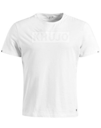 khujo T-Shirt "CHARO" mit Logo-Print