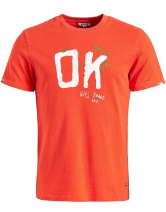 khujo T-Shirt "ELIJAH OK" mit Print